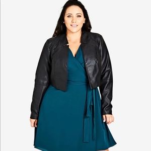 City Chic: Mia Wrap Dress, size: S/16